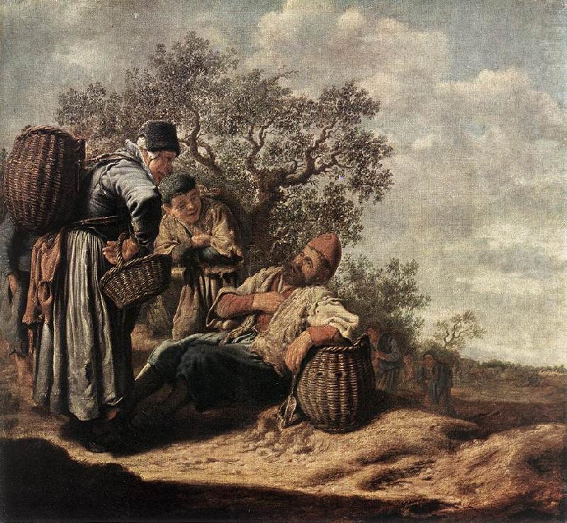 Landscape with Conversing Peasants sg, MOLYN, Pieter de